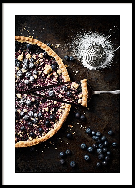 Blueberry Pie Affiche dans le groupe Affiches / Affiches cuisine chez Desenio AB (11517)