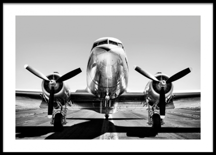 Vintage Airplane Affiche dans le groupe  chez Desenio AB (13630)