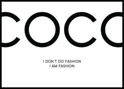 I Am Fashion, Affiche dans le groupe Affiches / Affiche citation chez Desenio AB (8432)