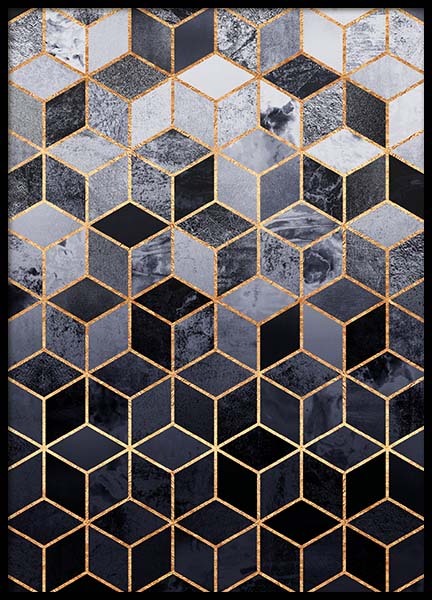 Daydream Cubes Affiche dans le groupe Affiches / Art chez Desenio AB (pre0021)