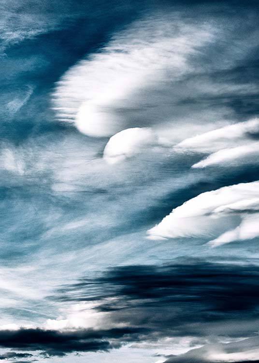  – Art photographique montrant un ciel rempli de nuages uniques