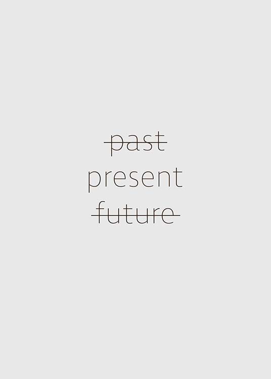Past Present Future Affiche