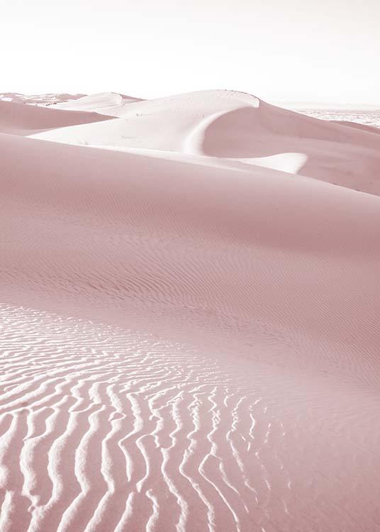 Pink Desert Affiche / Nature chez Desenio AB (10261)