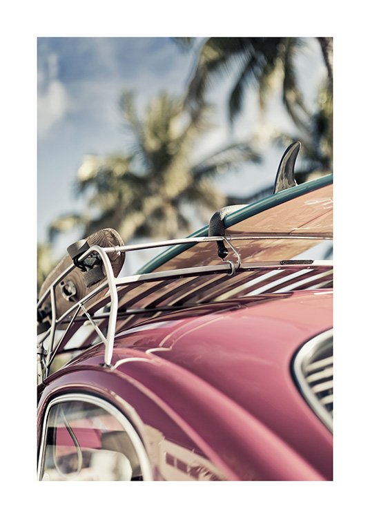 Vintage Surf Car Affiche / Photographie chez Desenio AB (10644)