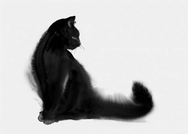 Playful Cat Affiche / Art chez Desenio AB (10683)