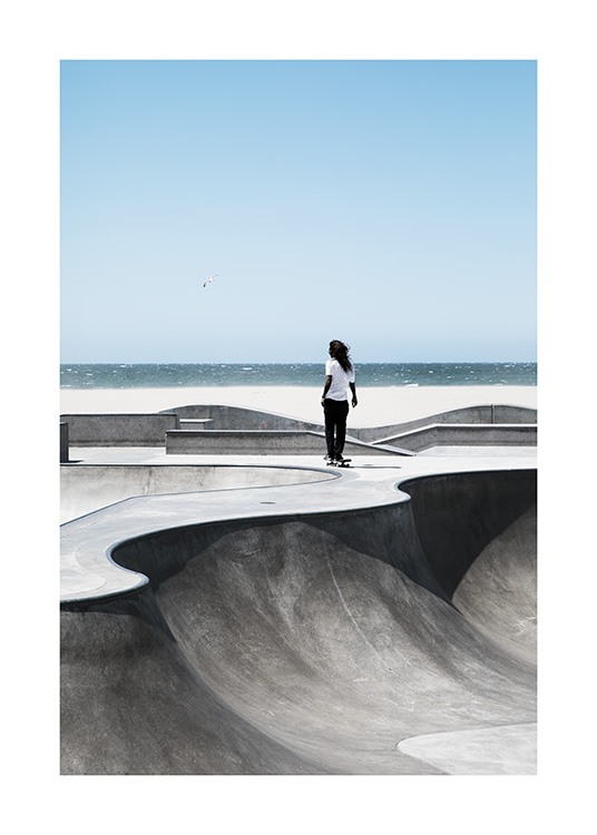 Venice skater Affiche / 50x70 cm chez Desenio AB (10782)