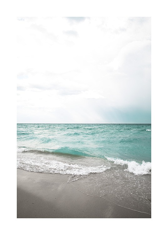 Turquoise Beach Affiche / Tropical chez Desenio AB (10820)