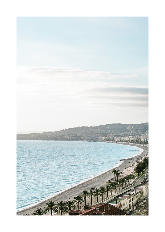 Beach View in Nice Affiche / Nature chez Desenio AB (10897)
