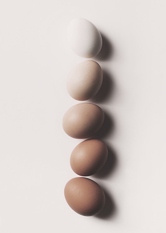 Eggs in a Row Affiche / Affiches cuisine chez Desenio AB (10997)