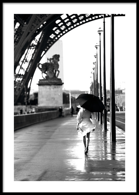 Walking In Paris Affiche