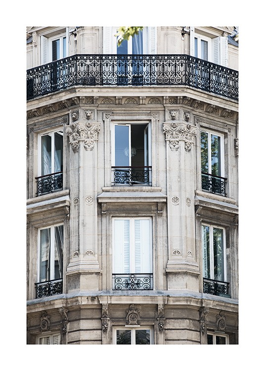 Paris Facade Affiche / Photographie chez Desenio AB (11352)