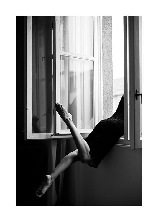 Out the Window Affiche / Noir et blanc chez Desenio AB (12032)