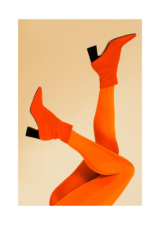 Orange Legs Affiche / Photographie chez Desenio AB (12402)