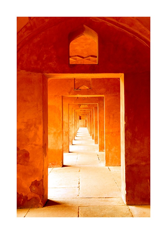 Orange Arches Affiche / Photographie chez Desenio AB (12404)