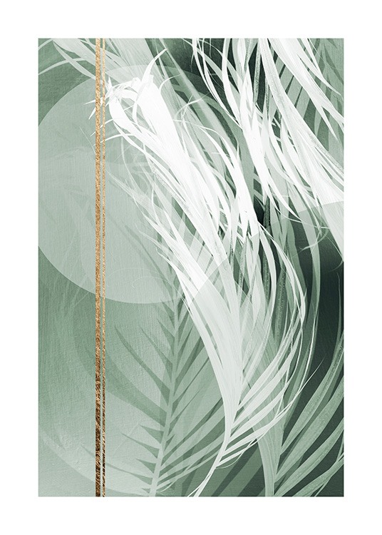 Graphic Palm Leaf No2 Affiche / Photographie chez Desenio AB (12588)
