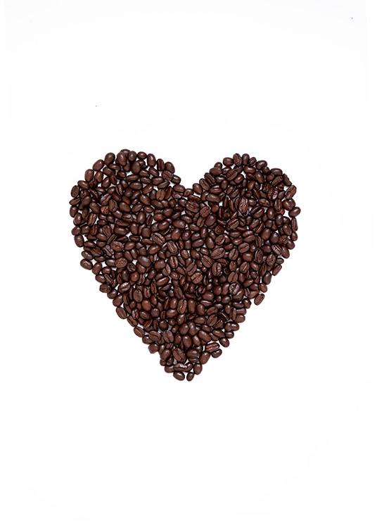 Coffee Heart Affiche / Affiches cuisine chez Desenio AB (12714)