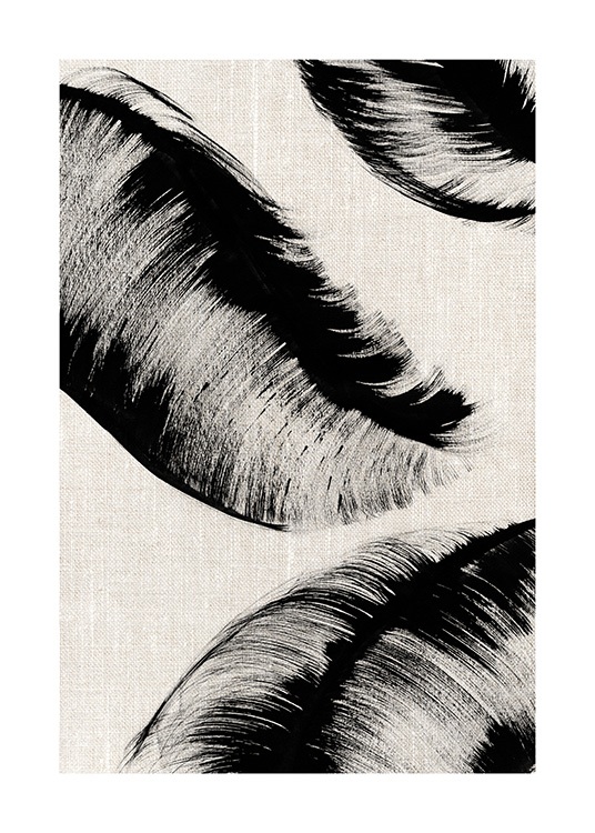 Ink Leaves No2 Affiche / Art chez Desenio AB (12809)