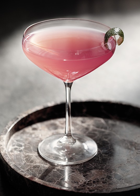 Pink Cocktail Affiche / Vins & Cocktails chez Desenio AB (13698)