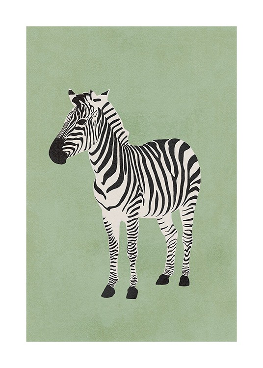 Graphic Zebra Affiche / Insectes et animaux chez Desenio AB (13785)