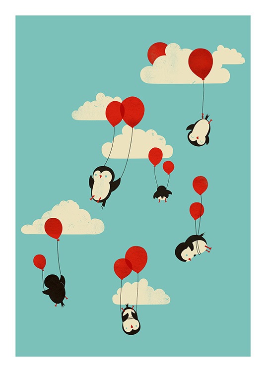 We Can Fly Affiche / Illustrations d'animaux chez Desenio AB (13934)