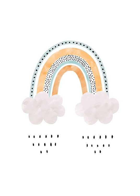 Little Rainbow Affiche Arc En Ciel Pastel Desenio Fr Little Rainbow Affiche Arc En Ciel Pastel Desenio Fr