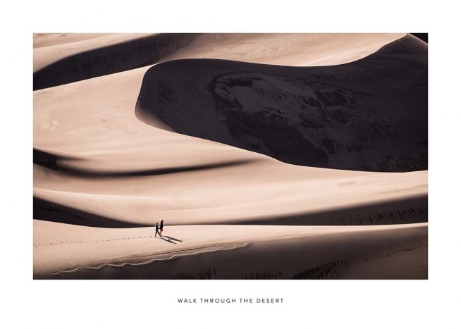 Walk Through The Desert Affiche / Nature chez Desenio AB (2024)