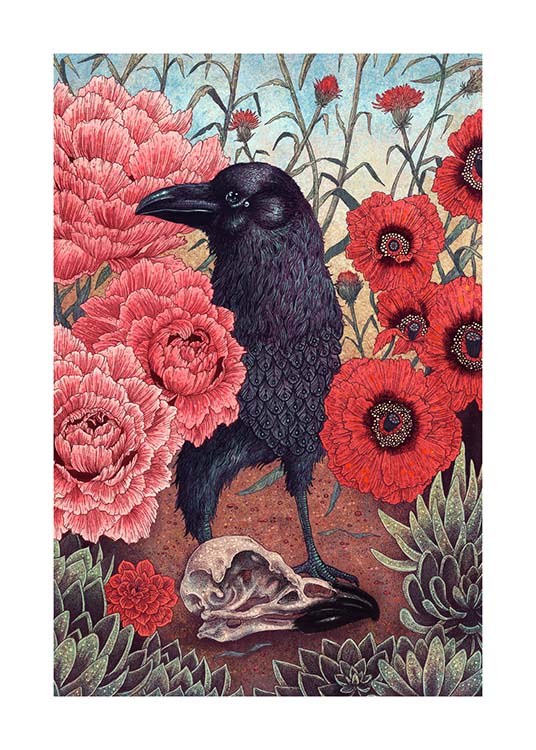 The Crow Affiche / Art chez Desenio AB (3205)