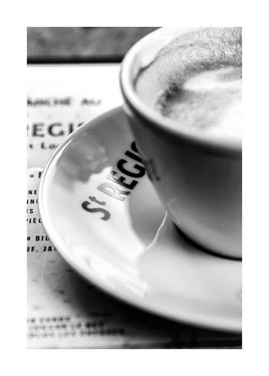 Café St. Regis Affiche / Noir et blanc chez Desenio AB (3436)
