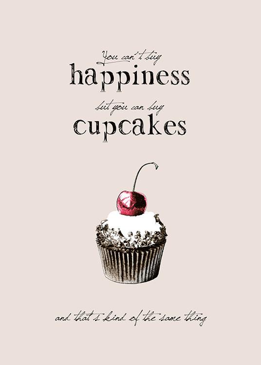 Cupcakes, Posters / Affiches cuisine chez Desenio AB (7534)