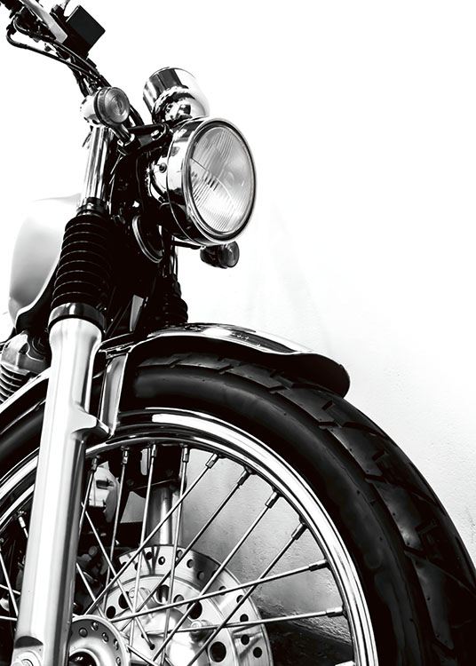 Motorbike, Poster / Noir et blanc chez Desenio AB (7904)