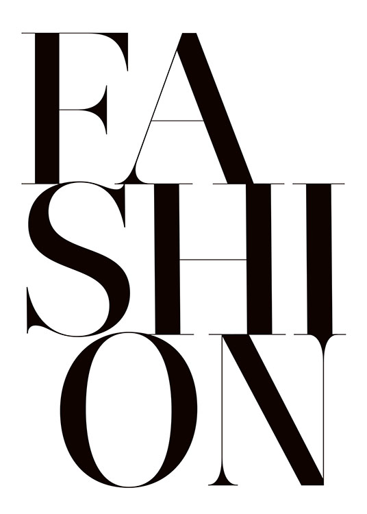 Fashion, Affiche / Affiche citation chez Desenio AB (8393)
