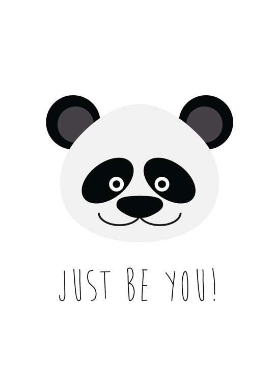 Just Be You, Affiche / Posters pour enfants chez Desenio AB (8510)