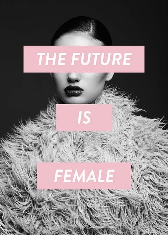 Future Is Female Affiche / Photographie chez Desenio AB (8834)