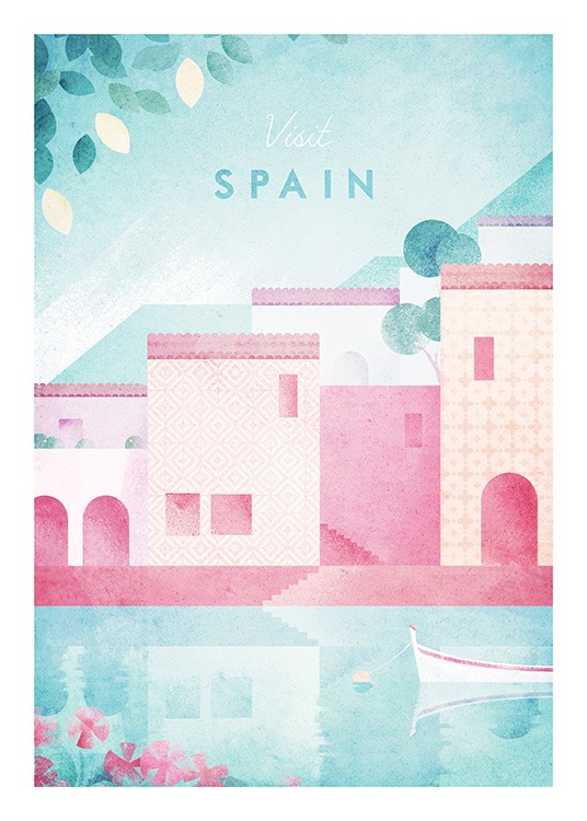 Visit Spain Affiche / Vintage chez Desenio AB (pre0044)