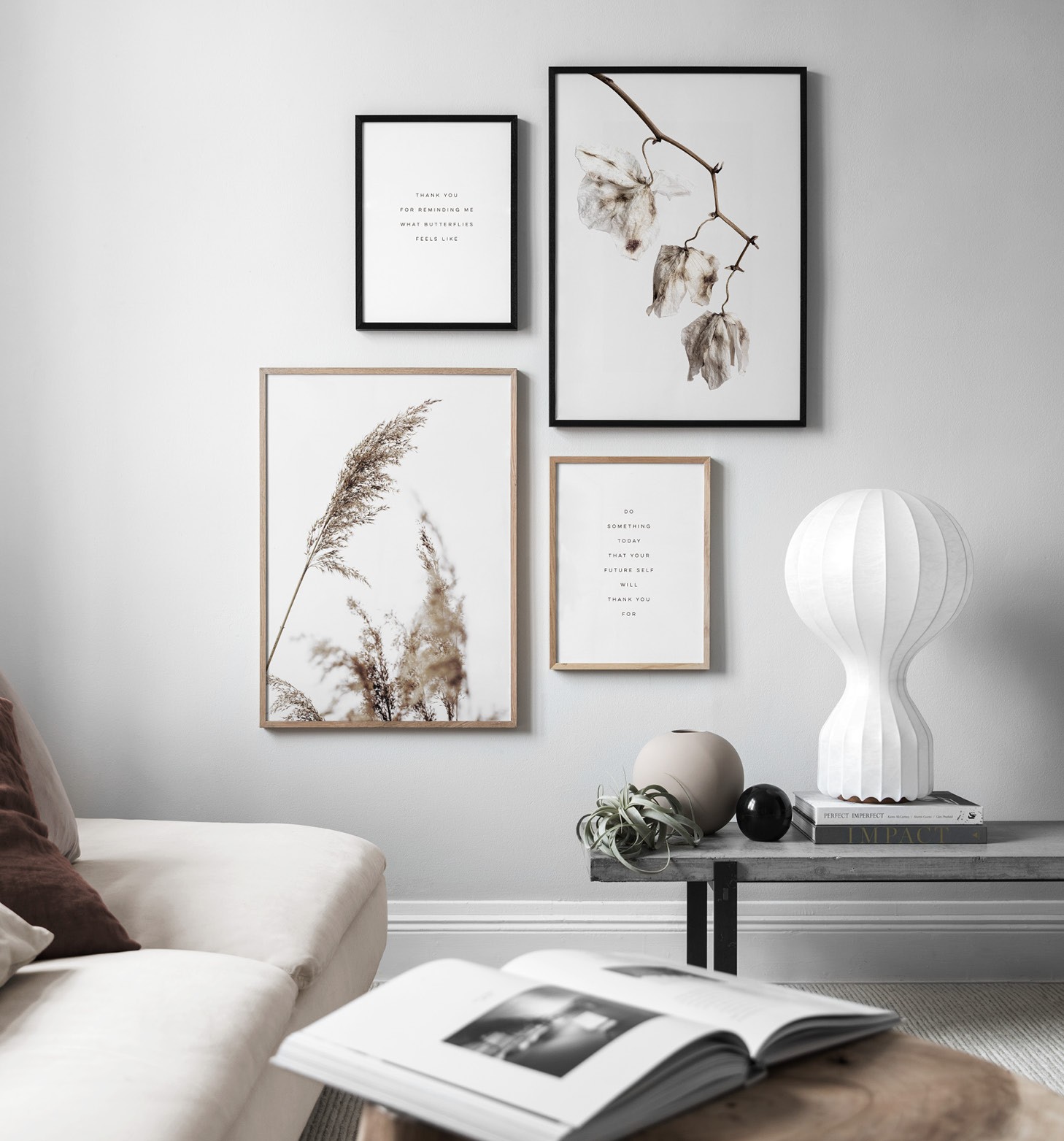 Déco naturelle paisible, tableaux couleurs nature