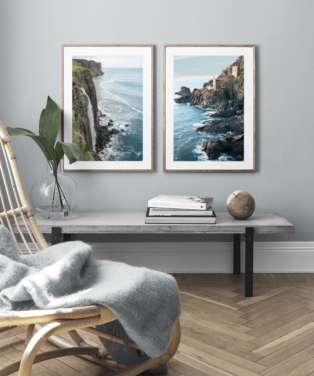 Tableaux avec photos d’Écosse et d’Angleterre