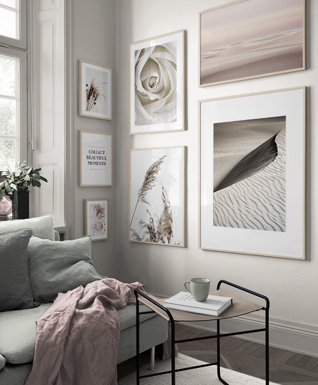Salon dans des tons doux