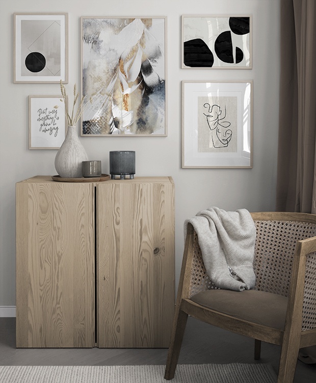 Illustrations graphiques détails en bois