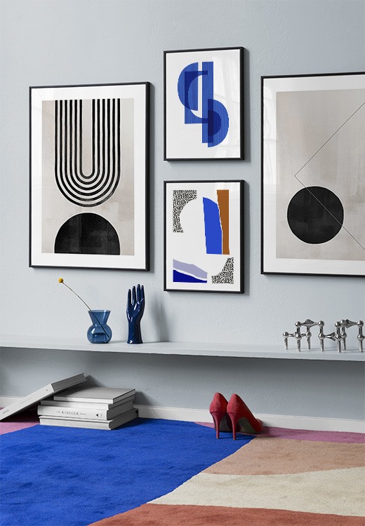 Vie moderne en bleu
